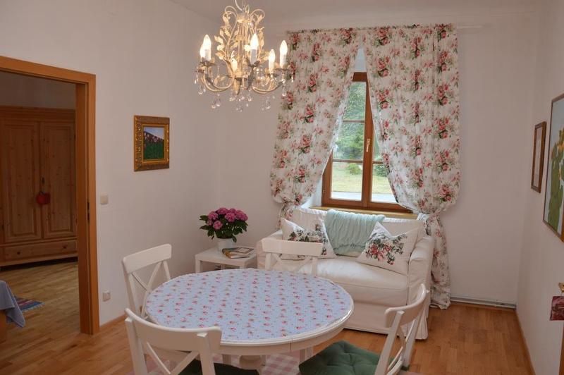 Apartmán s proskleným nádvořím