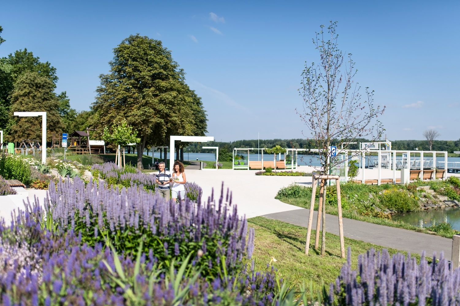 Kvetoucí Donaulände Tulln