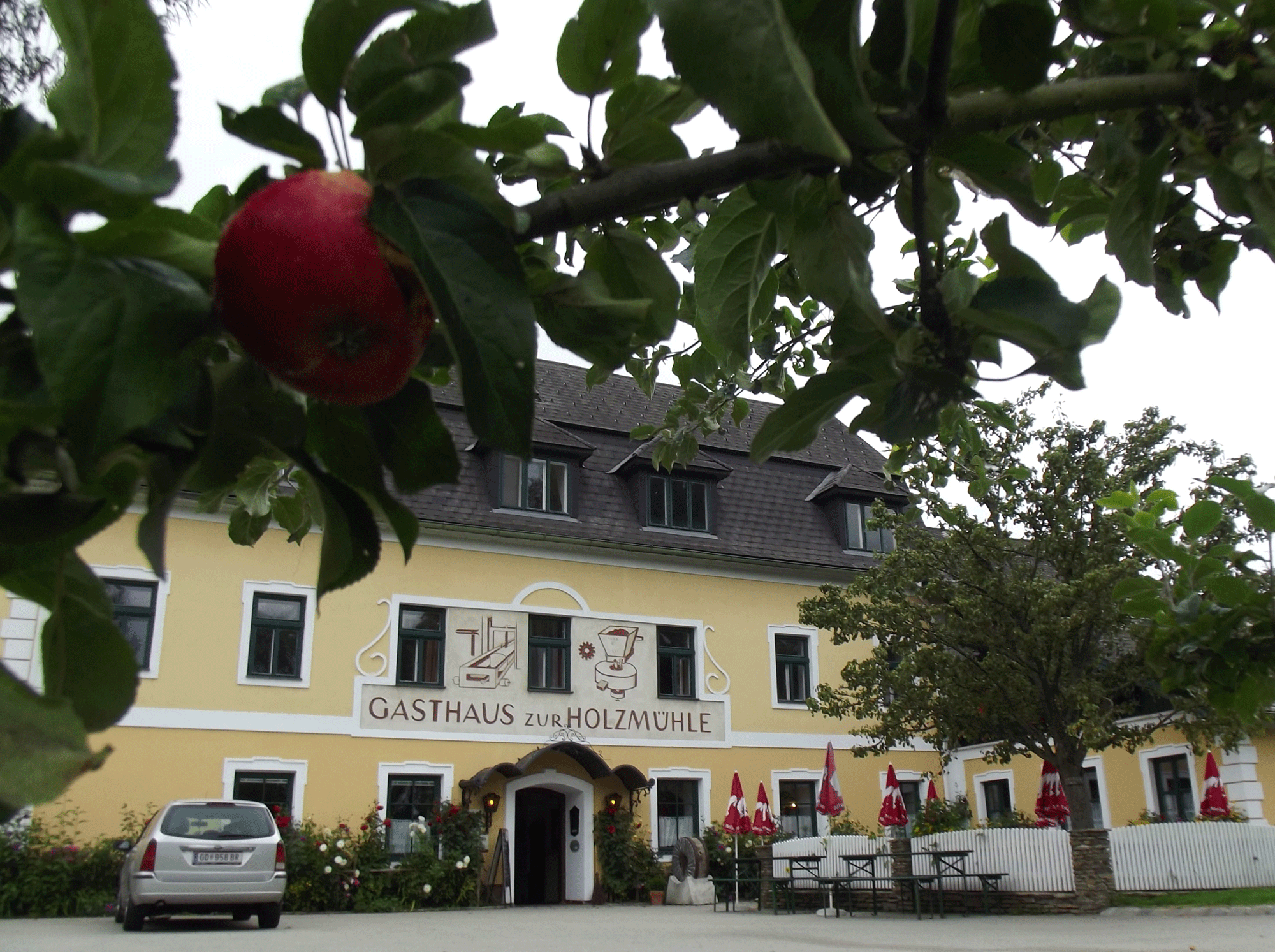 Hostinec Holzmühle a farma s poníky