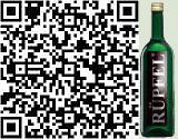 QR kód vedle zelené lahve s nápisem "bully".
