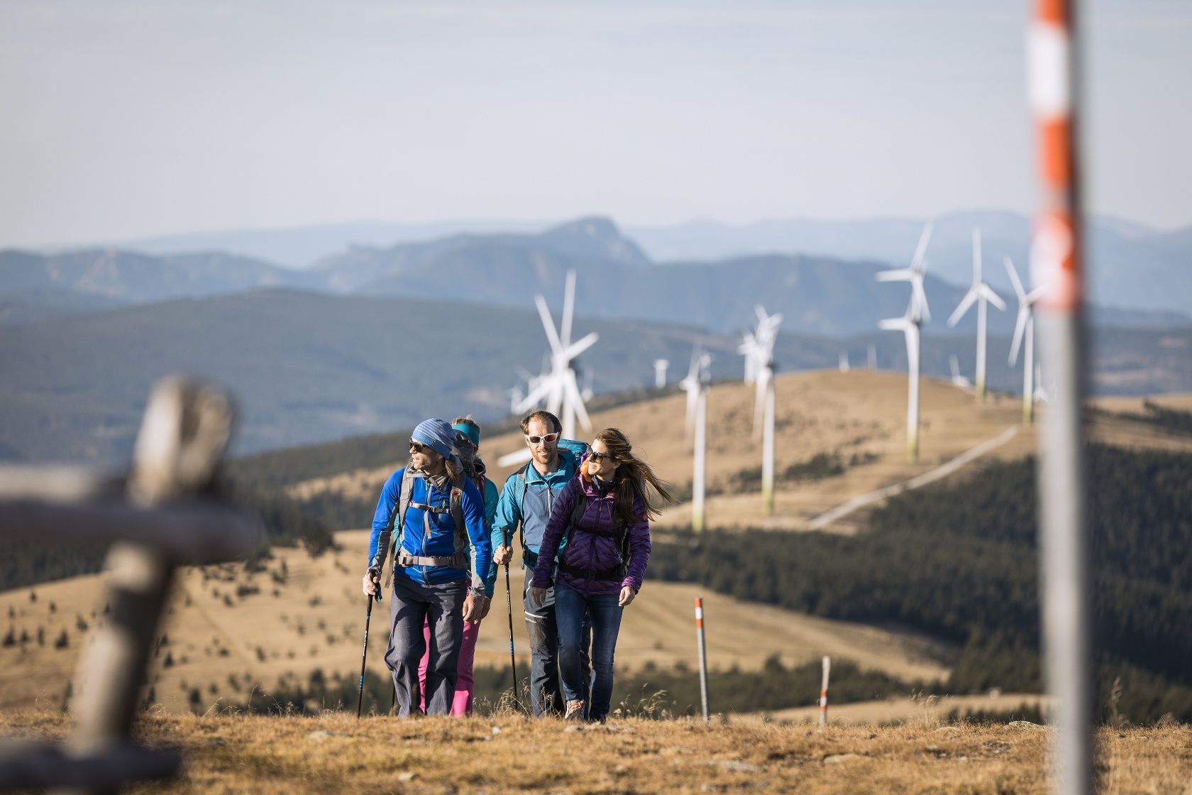 Pěší turistika na Weitwanderwegen Alpannonia