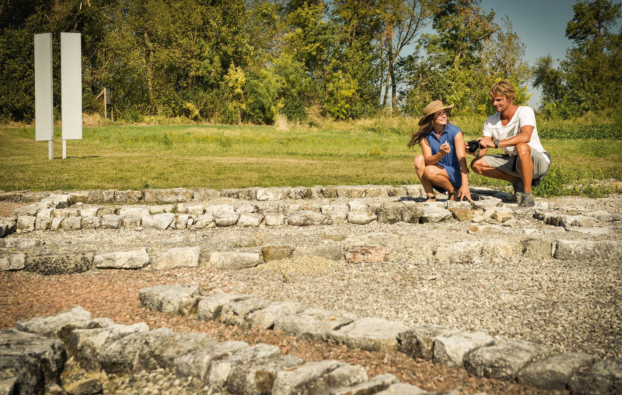 Pár na návštěvě ve vile Rustica 