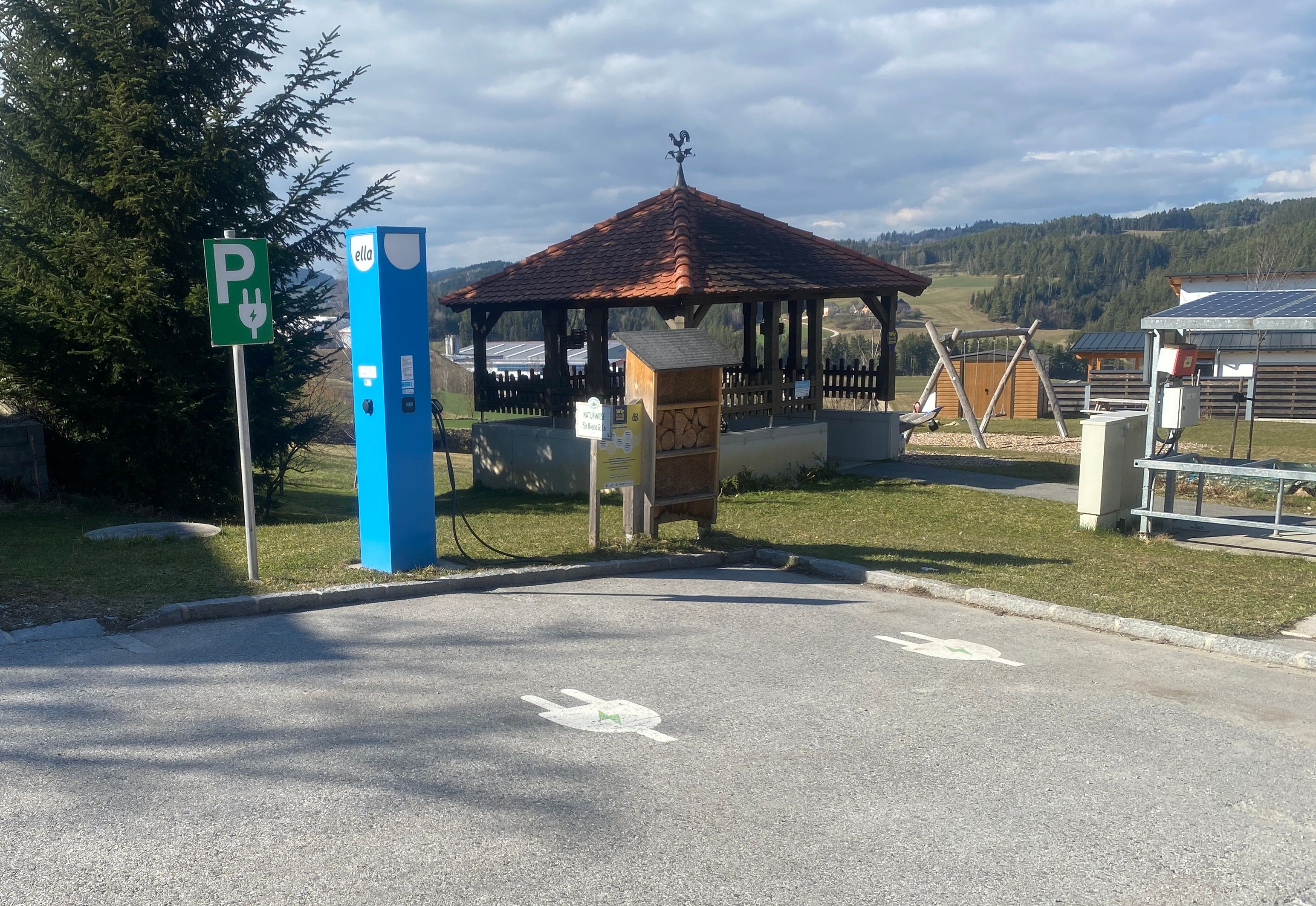 Elektronická dobíjecí stanice Rappottenstein