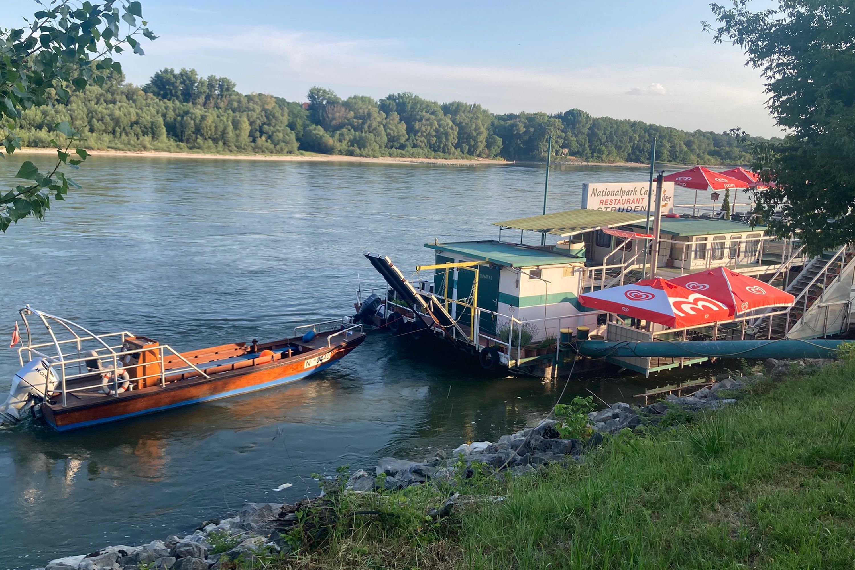 Dunajský trajekt Orth an der Donau