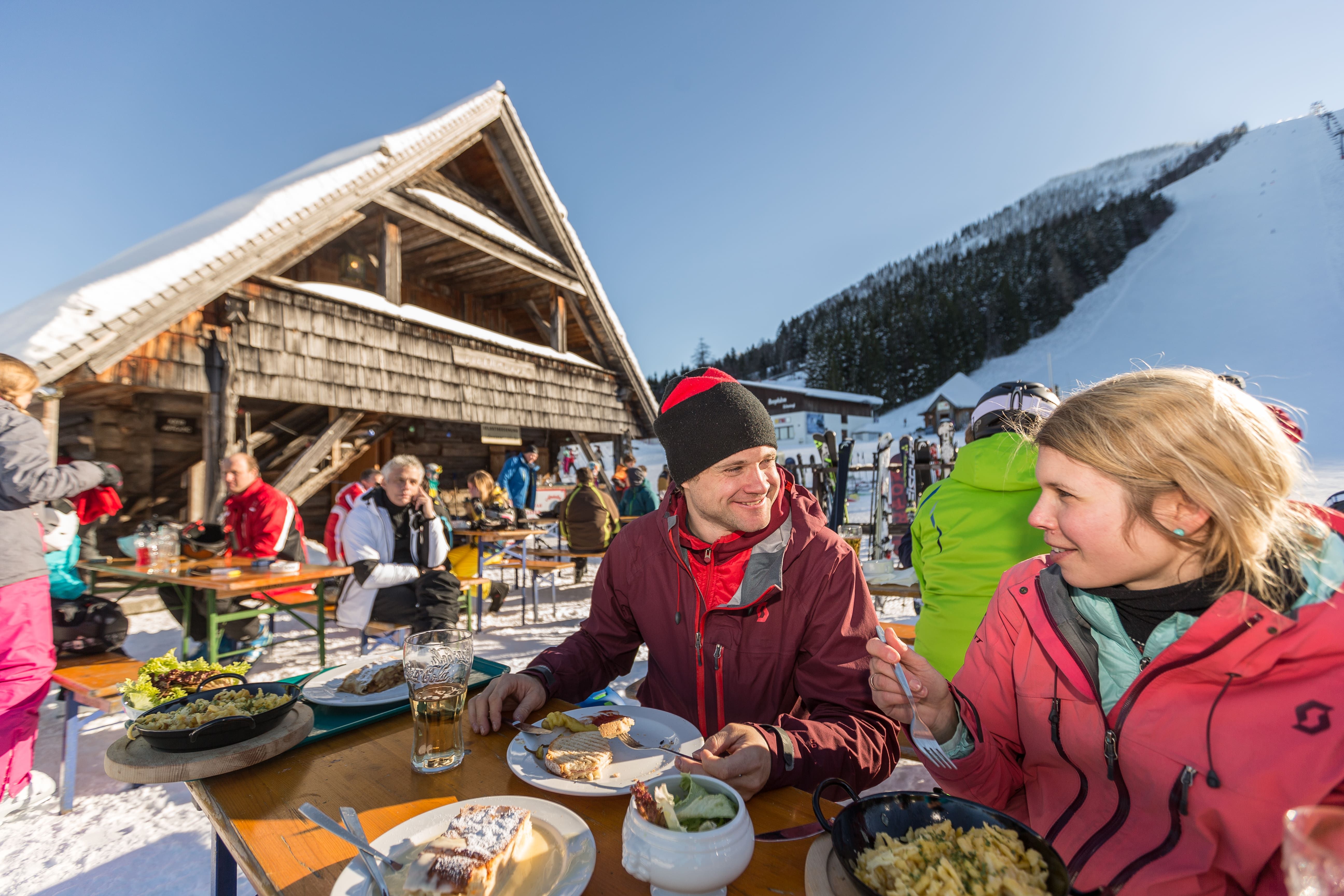 Gastronomie na chatě Eibenhütte