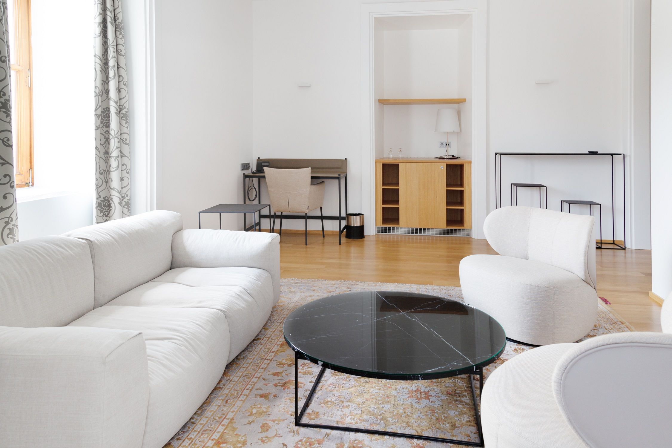 Ložnice apartmá Castle Suite