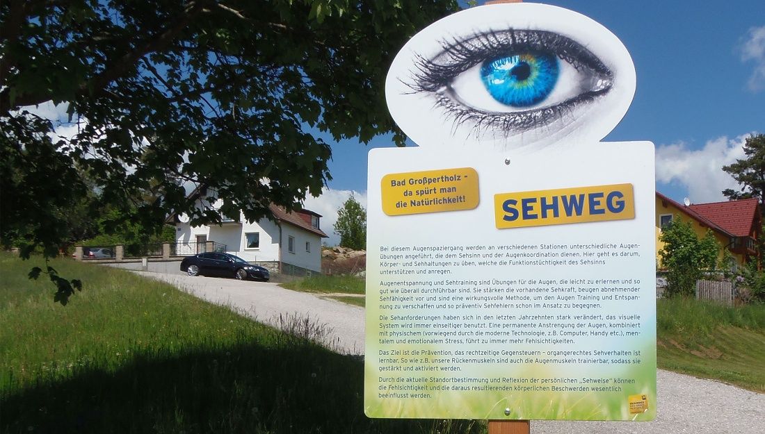 Startovní tabule Sehweg