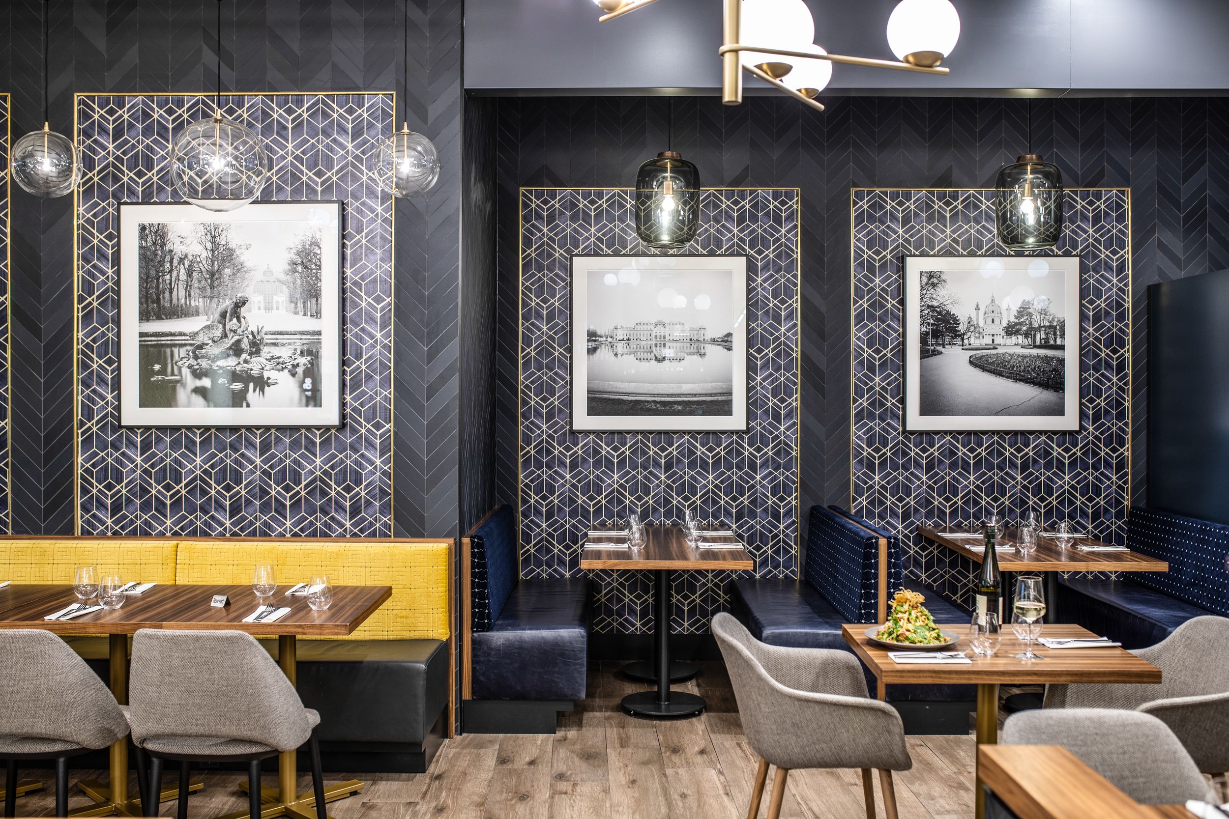 Wolfgang Puck Kitchen + Bar, pohled do interiéru 