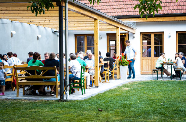 Nádvoří Heuriger Vinařství Spielauer