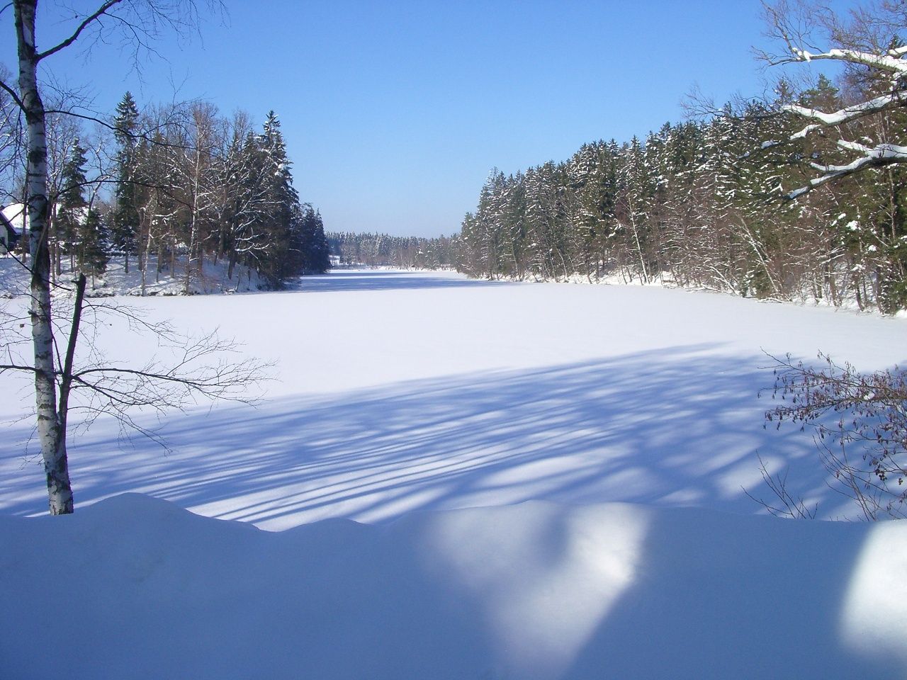 Herrensee v zimě