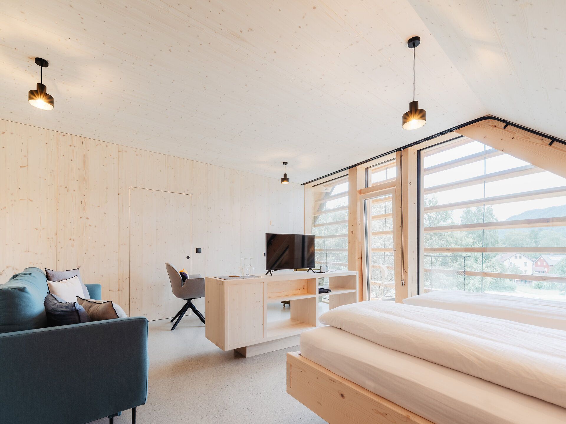 Dvoulůžkový pokoj s výhledem