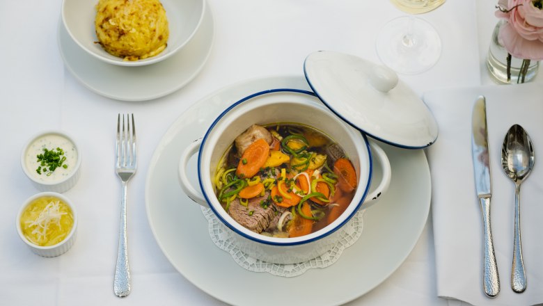 Boiled beef from BIO.beef from the Waldviertel, © Niederösterreich Werbung/Martina Siebenhandl