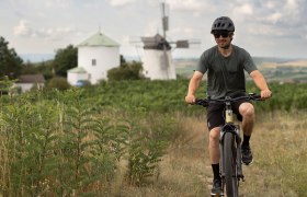 Radfahren, Weinviertel, Retzer Land, Windm&uuml;hle, &copy; Weinviertel Tourismus/Markus Fr&uuml;hmann