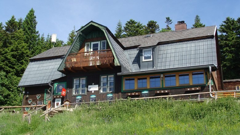 Hubertushaus, klasika na Hohe Wand., © ÖAV Gebirgsverein/Robert Vondracek