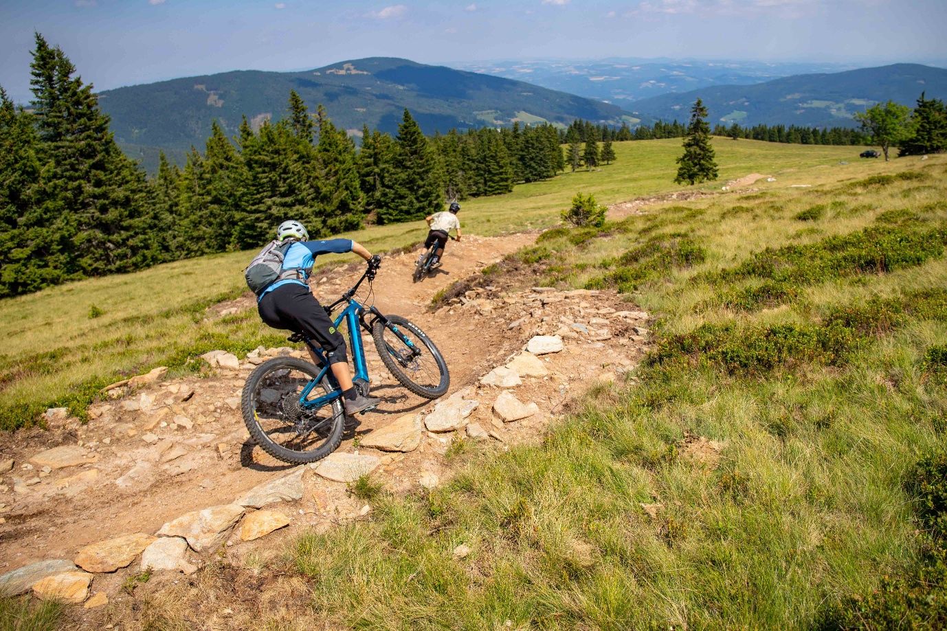 Na stezkách Wexl Trails v St. Corona am Wechsel