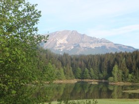 Erlaufstausee und &Ouml;tscher, &copy; Mostviertel
