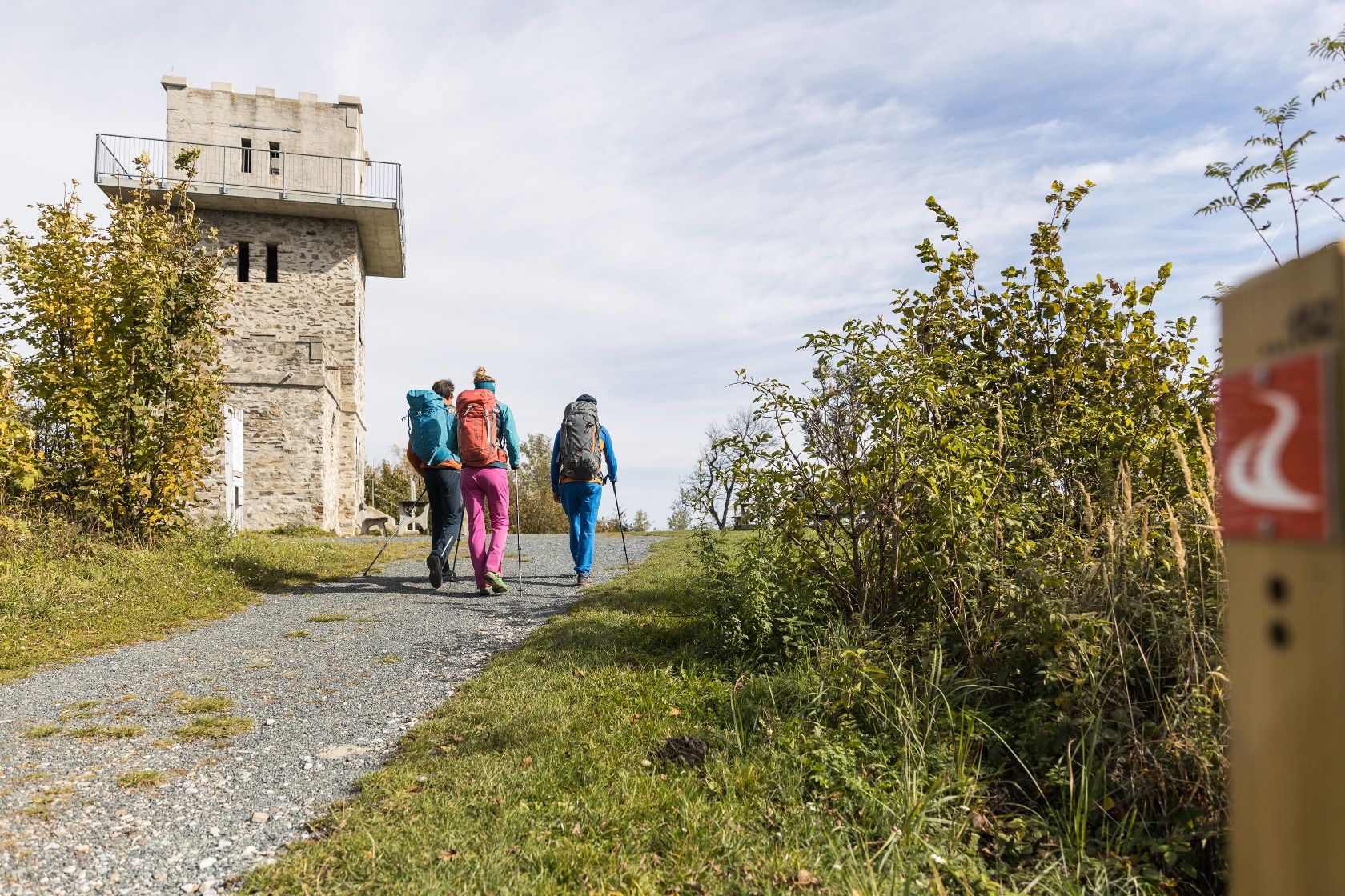 Pěší turistika na Weitwanderwegu Alpannonia - Geschriebenstein