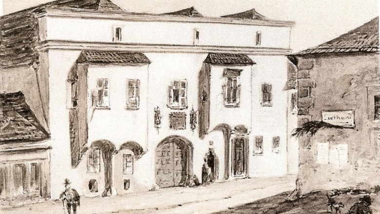 Hafnerhaus according to Huts, © Museum Mödling