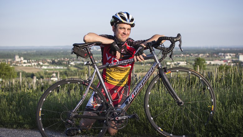 An enthusiastic cyclist: chef Martin Schotte, © Hotel Holzinger