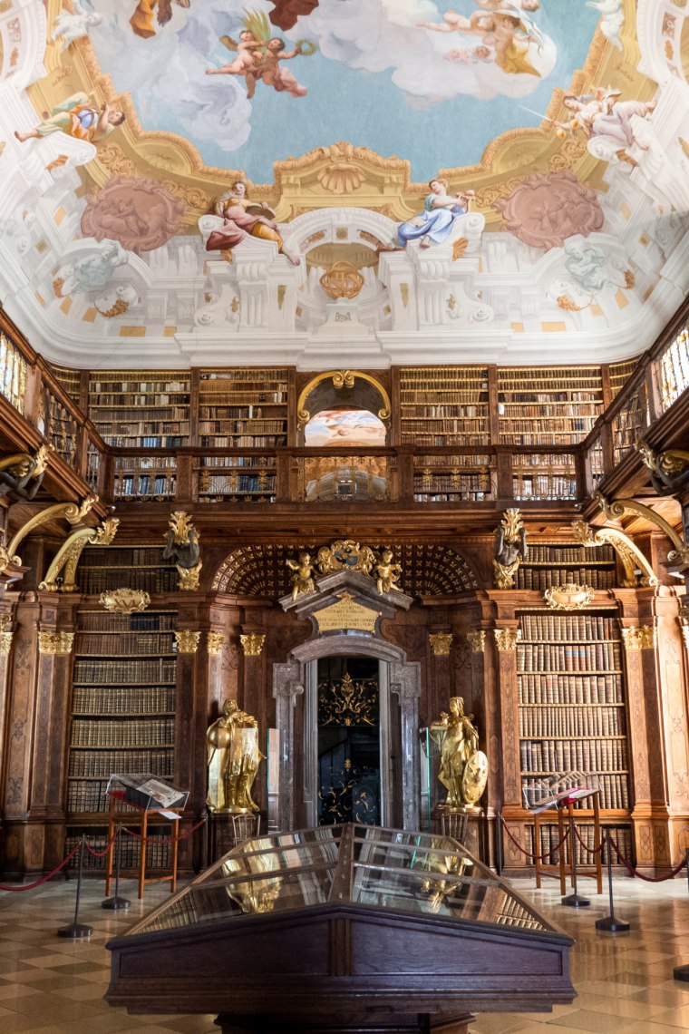 Staré knihy v barokní knihovně., © Niederösterreich Werbung/Wachauinside