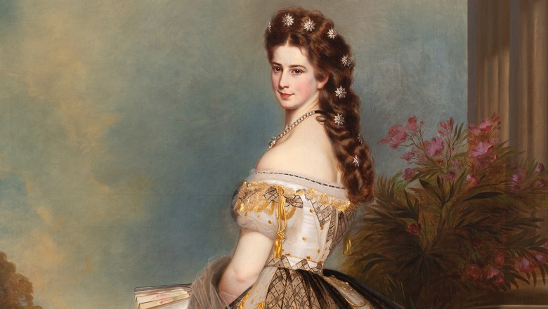 Císařovna Alžběta, autor Franz Xaver Winterhalter, © SKB, A.E. Koller