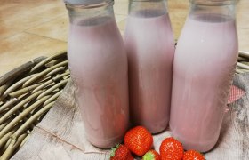 Mizie Hof Prellenkirchen, Brand family, strawberry milk, © Mizie Hof Fam. Brandl Gerhard