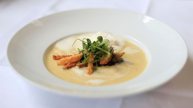 Organic cheese soup, &copy; Gastwirtschaft und Hotel Holzinger