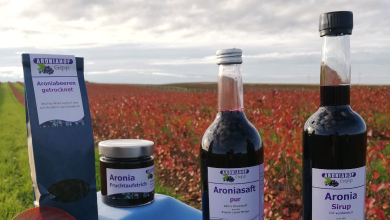 Aronia products, © Matthias Gepp