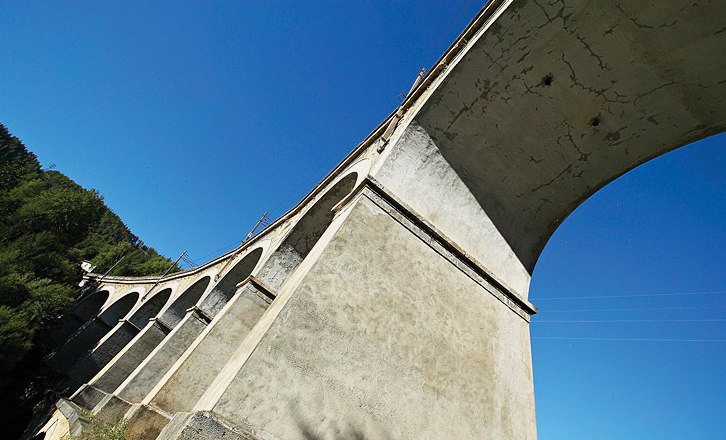Po impozantním viaduktu na Semmeringu se dříve jezdilo k Jadranu., © Franz Zwickl