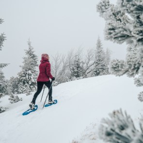 Výlet na snežnicích na Raxu, © Tereza Bokrová