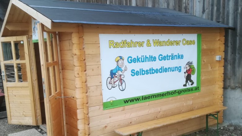 Rest stop at the Lämmerhof Groiß, © Lämmerhof Groiß