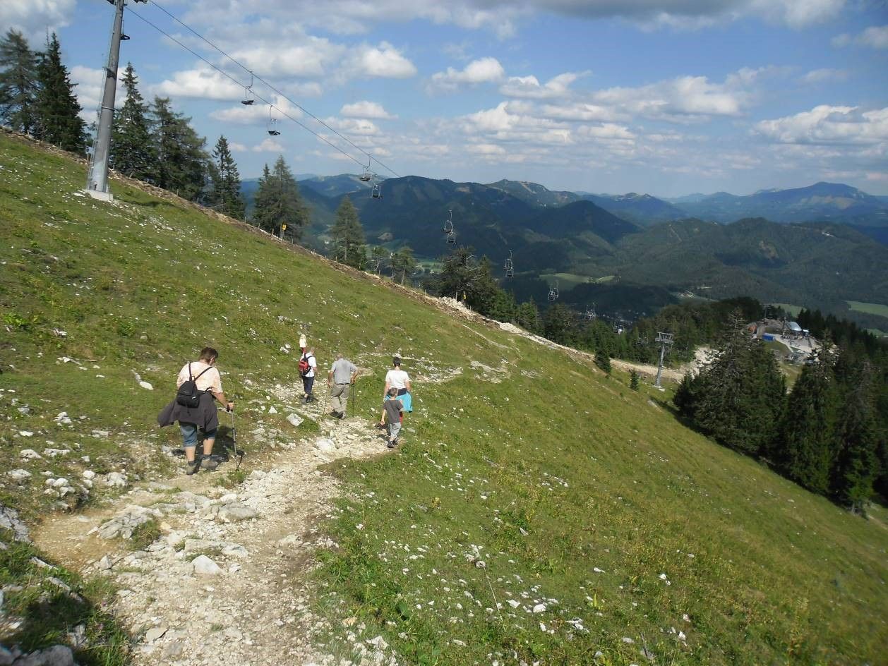 Pěší turistika na Ötscher