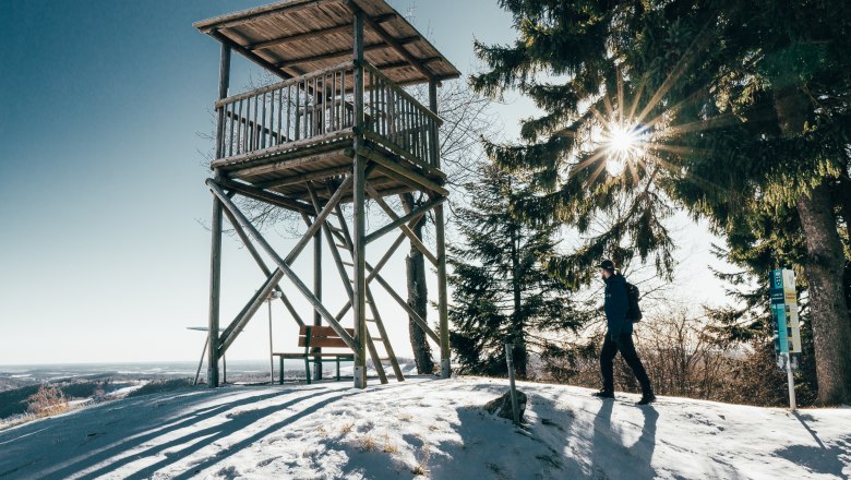 Viewing platform on the forest adventure trail in Gschaidt, &copy; Nieder&ouml;sterreich Werbung, Tereza Bokrov&aacute;