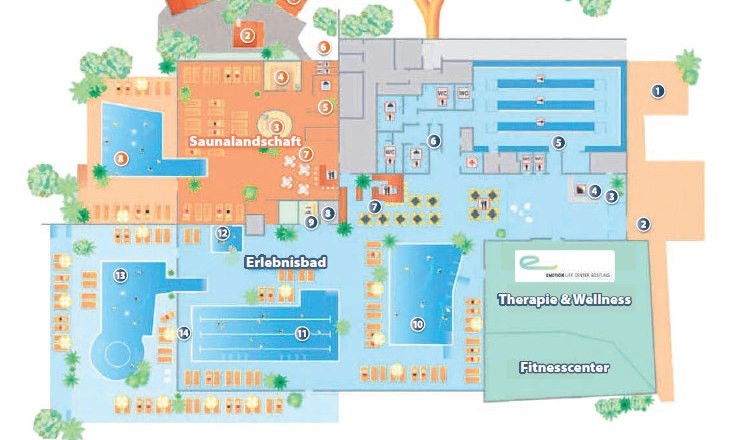 General plan, &copy; Ybbstaler Solebad