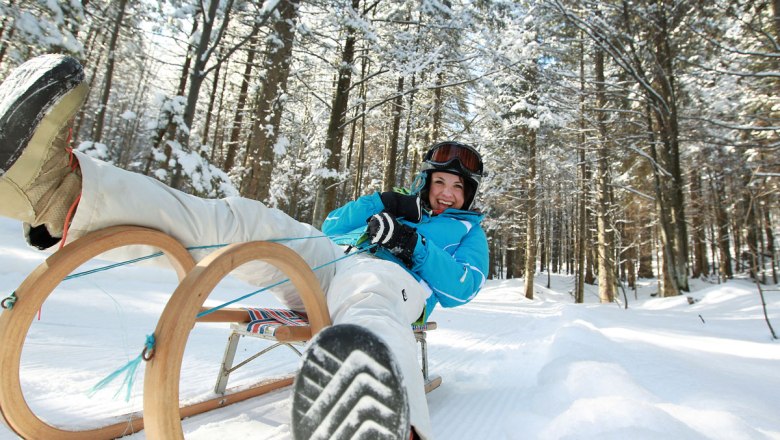 Přírodní sáňkařská dráha v Mosviertelu, © Mostviertel Tourismus, weinfranz.at