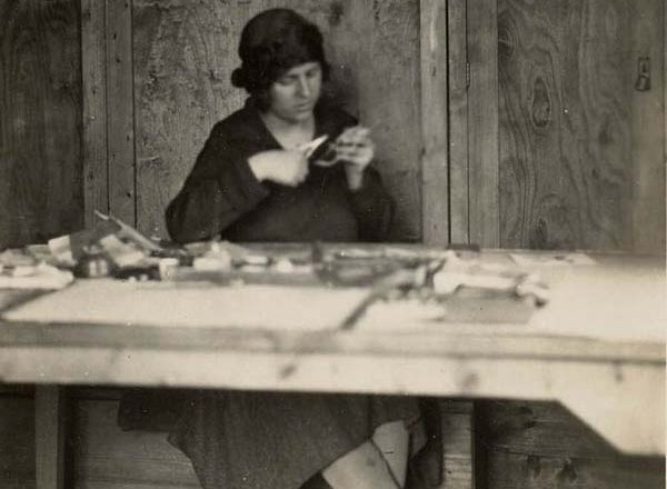 Josefine Allmayer at work, © mk