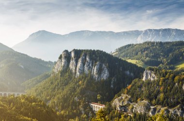 Výhled &quot;20-Schilling-Blick&quot; na Semmeringu, © Niederösterreich-Werbung/ M. Liebert