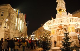 Zářící: centrum Badenu během adventního času!, © GG Tourismus der Stadtgemeinde Baden