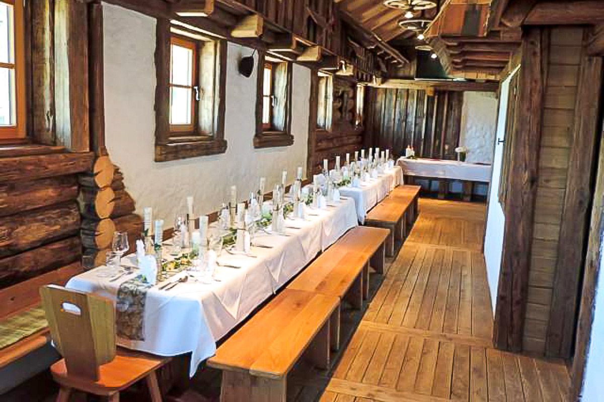 Latschen-Alm uvnitř