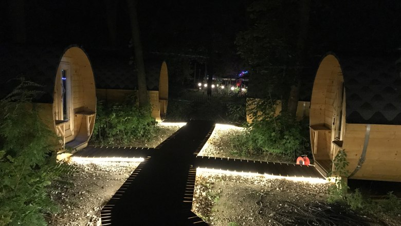 Sleeping barrels at night, © Christoph Rahofer