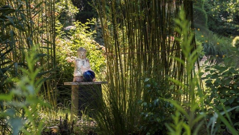 Asian flair in Rosenbach's restaurant garden, © Karl Rosenbauch
