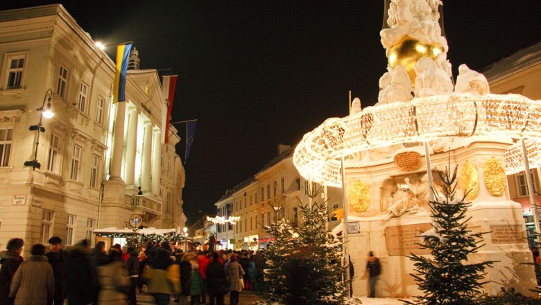 Zářící: centrum Badenu během adventního času!, © GG Tourismus der Stadtgemeinde Baden