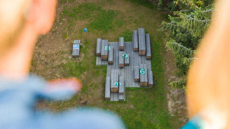 Rastplatz direkt neben der Hutwisch-Aussichtswarte, © Wiener Alpen/Martin Fülöp