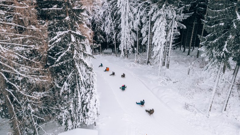 Tobogganing on the Semmering, © Semmering Hirschenkogel