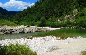 River bathing on the Ybbs, &copy; TV  G&ouml;stlinger Alpen