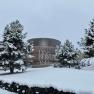 The snow-covered Linsberg Asia thermal spa, &copy; Linsberg Asia