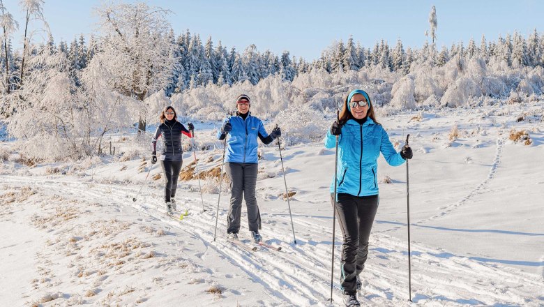 Cross-country skiing on the Nebelstein, © Christian Freitag