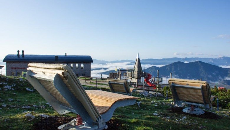 Gemeindealpe Mitterbach – lanovkou nahoru, svižnou jízdou dolů, © Bergbahnen Mitterbach