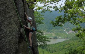 Outdoor climbing course over the Danube, &copy; Christoph Steiner