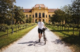 Schloss Eckartsau, Donauradweg, Donau in Nieder&ouml;sterreich, &copy; Nieder&ouml;sterreich Werbung/Franziska Consolati
